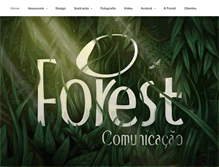 Tablet Screenshot of forestcom.com.br